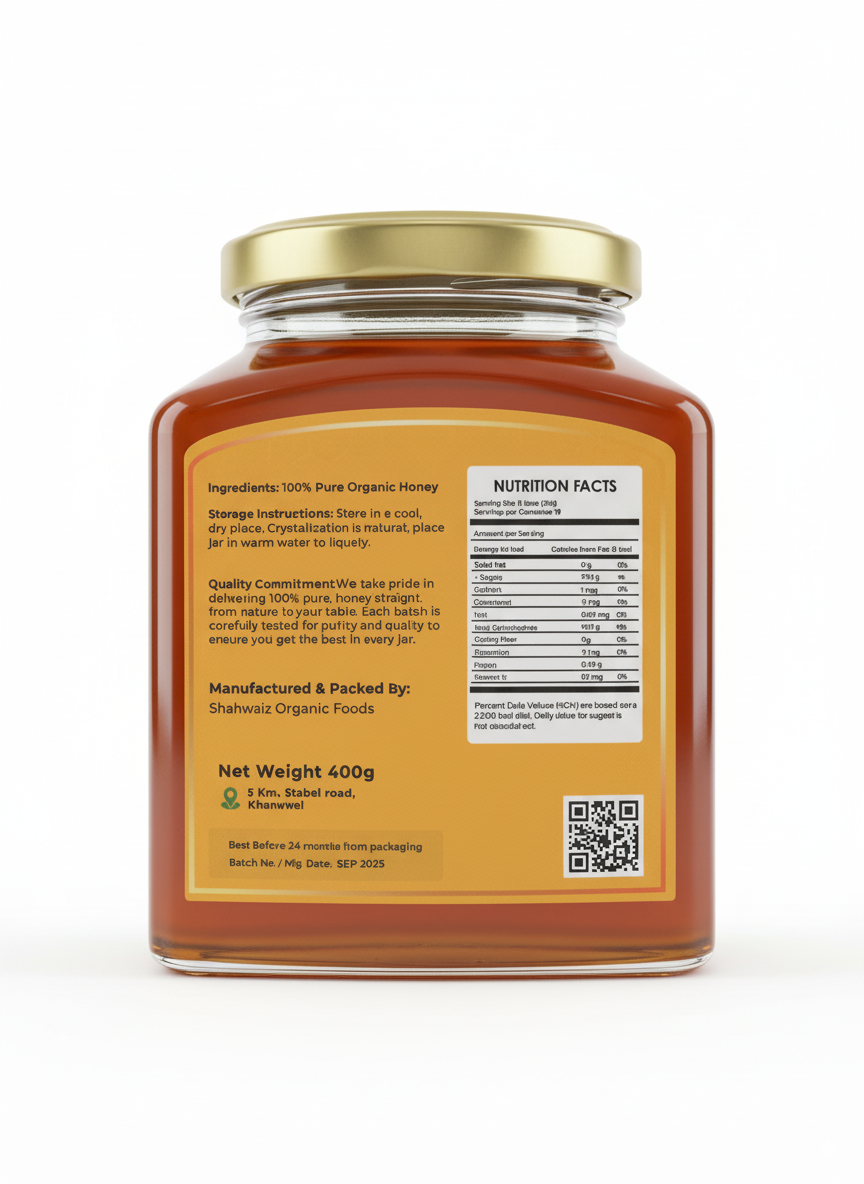 Shahwaiz Organic – Pure Forest Honey